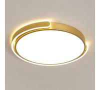 Modern Minimalist LED Ceiling Lamp Ultra Thin Three Color Dimming Warm Romantic Acrylic Light Fixture for Bedroom Lounge Hallway Home Office Porch