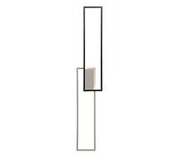 Modern Minimalist LED Long Strip Wall Lamp Background Corridor Aisle Decorative Sconce Wall Light Matte Black Finish Wall Sconces for Living Room Study