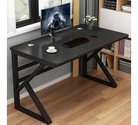 Modern Minimalist Metal Structure Writing Desk for Home Office Sturdy Design Perfect for Study and Productivi