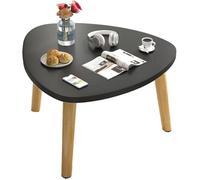 Modern Minimalist Oval Coffee Table - Space-Saving Round Edges Easy Assembly for Living Room Kitchen & Small Spaces - Stylish & Functional Design for Home Décor