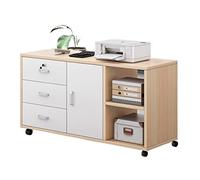 Modern Minimalist Printer Stand Office Printer Shelf Simple Design Floor Printer Rack Pulley File Cabinet Bookshelf for Living Room Stylish Printer Holder D Style-2