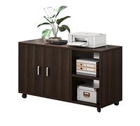 Modern Minimalist Printer Stand with Pulley Multi Funct Filing Cabinet & for Living Room & Office Simple Design Bookcase (Color: A)