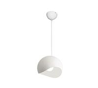 Modern Minimalist Round Pendant Light - Adjustable Height Metal Chandelier for Dining Room Kitchen Living Room & Bedroom - Creative Colorful E27 LED Fixture Ø20cm