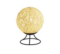 Modern Minimalist Sepak Takraw Night Light Bedroom Bedside lamp LED Creative USB Plug Romantic Tone Starry Atmosphere Birthday Gift Table lamp,Beige