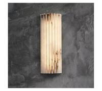 Modern Minimalist Spanish Natural Marble Wall Lamp for Living Room & Foyer Decoration - Simple & Elegant Lighting Fixture, Perfect for Home Decor