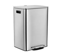 Modern Minimalist Stainless Steel Trash Can 12L Step Bin for Living Room Office Outdoor - Sleek Waste Basket Design Space-Saving Solution
