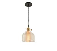 Modern Minimalist Style Ceiling Lighting Fixture Single Head Glass Chaner Pendant Lighting Installation Japanese Style Cylindl Inrial Overhead Light for Kitchen Island Dining Hallway