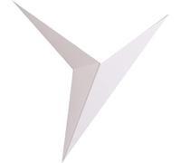 Modern Minimalist Triangle Wall Lamps - 3W LED Indoor Sconces for Living Room, AC85-265V Simple Lighting, Contemporary Style Chaner Fixtures (White Cool White(5500)