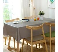 Modern Minimalist Waterproof Tablecloth 120x180 cm Rectangular PVC Washable Oilcloth Vinyl Perfect for Dining & Outdoor Use