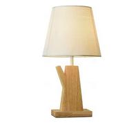 Modern Minimalist Wooden Desk Lamp, Simple Fabric Shade Reading Light, Ideal for Bedroom and Living Room, Stylish Table Lamp for Home Office