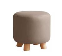 Modern Minimalist Wooden Shoe Bench - Nordic Style Entryway Stool for Shoe Change Small Low Storage Seat for Hallway Color B