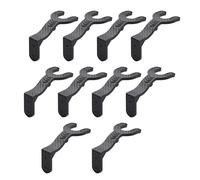 Modern Minimalists Helmets Organizers Display Rack Metal Space Saving High Load Capacity For Home Garage Use Black 10pcs Helmets Storage For Riders