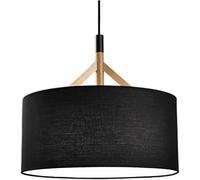 Modern Modern Fabric Pendant Light Classic Drum Hanging Fixture Drum Shade Round Frosted Acrylic Diffuser Lamps for Study, Balcony, Office Lantern
