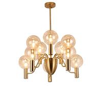 Modern Modern Glass Globe Bubble Glass Lampshade Pendant Light Nordic Luxury Cluster Hanging Ceiling Lighting Fixture for Girls Room Living Room Dining Room B