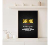 Modern Motivational Quotes Poster Print Wall Art Pictures Canvas Painting Living Room Bedroom Home Decor Black Background(50x70cm/Frameless)