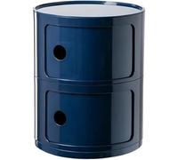 Modern Multi-Tier Storage Unit with Drawers - Versatile Round Cabinet for Kitchen, Bathroom, or Bedroom Organizer