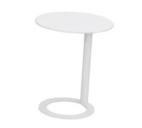 Modern Multifunctal Small Side Table - Versatile Bedside Nightstand for Sofa Dorm Room Living Room Office Patio - Slish White Coffee Table