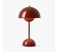 Modern Mushroom Table Lamp - Rechargeable, Touch Dimmable - Bedside with Mushroom Dome Shade - Desk Lamp for Bedroom, Living Room, Study, Office