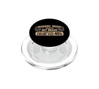 Modern Music Hurts My Brain Play 40s Song PopSockets PopGrip for MagSafe