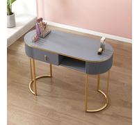Modern Nail Tech Desk with Storage - Stylish Wooden Manicure Table & 3-Tier Cabinet for Home Salon & Spa - Ideal Workspace for Nail Professionals and Artists