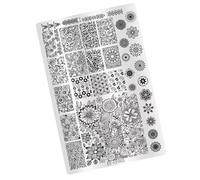 Modern Nails Art Plate with Flower Bows Patterns Nails Stamping Tool Enhancing Your Styles At Parties or Everyday Event Chinese Styles Template