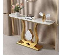 Modern Narrow Console Table for Entryway, Behind Sofa Accent Table, Space-Saving Hallway Furniture for Living Room and Entrance