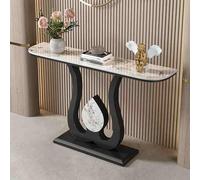 Modern Narrow Console Table for Entryway, Behind Sofa Accent Table, Space-Saving Hallway Furniture for Living Room and Entrance