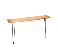 Modern Narrow Console Table with Metal Legs, Space-Saving Design for Entryway, Hallway, and Living Room