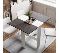 Modern Narrow Kitchen Breakfast Wooden Dining Table Folding Desk Drop Leaf Table