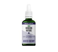 Modern Nature Berry Flavour Drops | Sugar Free Flavour, Liquid Stevia Sweetener | Zero Calorie Water Drops & Natural Drink Enhancer for Flavoured Water & More - 50ml