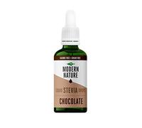Modern Nature Chocolate Flavour Drops | Sugar Free Coffee Syrup, Liquid Stevia Sweetener, Zero Calorie, Natural Sweetner Flavor Drops | Perfect for Coffee, Protein Shakes, Baking & Drinks - 50ml