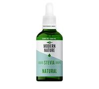 Modern Nature Natural Flavour Drops | Sugar Free Coffee Syrup, Liquid Stevia Sweetener, Zero Calorie, Natural Sweetner Flavor Drops | Perfect for Coffee, Protein Shakes, Baking & Drinks - 100ml