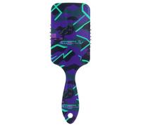 Modern Neon Line Camouflage smooth brush for curly haired massage brush for wet hair with Ergonomic handle cepillo para cabello