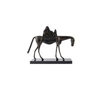 Modern New Chinese Style Black Back Mountain Horse Ornaments Model Room Tea House Tea Room Study Soft Decoration