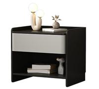 Modern Nightstand with Storage - Stylish Bedroom Bedside Table & Coffee Table for Hotels Compact Cabinet Side Table for Small Spaces