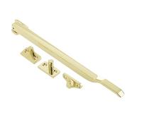 Modern Non-Lockable Casement Stays 250mm in Polished Brass Finish for Enhanced Window Functionality - Window Peg Bar