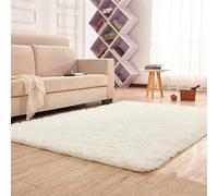 Modern Non-Slip Area Rug 60x60 cm - Stylish Beige Living Room Carpet for Bedroom & Home Décor Perfect for Cozy Spaces & Contemporary Interiors