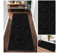 Modern Non-Slip Kitchen Runner Mat 100x450 cm Washable Hallway Carpet Short Pile Area Rug for Kitchen Bedroom Entryway Laundry Room - Stylish & Durable