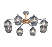 Modern Nordic 8Light Gradient BlueLamp for Living Room & Bedroom ContemporaryLight Fixture