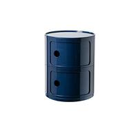 Modern Nordic Bedside Table with Storage Drawers & Sliding Door 2/3/4 Tier Plastic Nightstand Chest for Bedroom Furniture