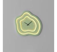 Modern Nordic Clock Wall Lamp,Simple Creative Background Wall Light,Cartoon Home Decorative Wall Mounted Lamp for Bedroom Living Room Study Room Dining Room Stairs Porch Hallway Children's Roo