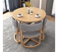 Modern Nordic Club Style Table and Chair Set for Office Reception Home Dining Balcony Kitchen Light Gray Ideal for Meetings and Casual Gatherings