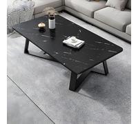 Modern Nordic Cross Legs Coffee Table - Rectangular Wood Cocktail Table for Small Spaces Grey Finish 31.5" L x 16" W x 18" H Ideal for Apartments & Living Rooms