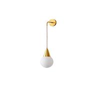 Modern/Nordic Led Fish-Line Tywallp Illumination Fixture, Withlk White Glassliviroom Bedroom Hallway All Indoor Wallp/Large/All