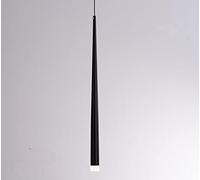 Modern Nordic LED Pendant Lamp, 5W Dimmable, 3000K/4500K/6000K, Minimalist Design, Perfect for Bedroom, Kitchen, Dining Room, Ø3*55cm, Black, Stylish Lighting Fixture