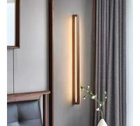 Modern Nordic Long Wall Lamp LED - Minimalist Indoor Sconces for Living Room & Bedroom Decor - Energy-Efficient Background Lighting Strip (Three color 60CM)