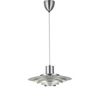 Modern Nordic Simple Hanging Light Creative UFO Design Chandelier Silver Aluminum Hanging Pendant Lights for Kitchen Island, Dining Room Interior Lighting Made in China