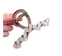 Modern Not Slip Hair Clip Highlighting Simple Heart Pattern Suitable for Various Instances Heart Plan Not Slip Hair Clip