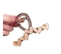 Modern Not Slip Hair Clip Highlighting Simple Heart Pattern Suitable for Various Instances Heart Plan Not Slip Hair Clip