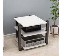 Modern o Ma Stand White o Rack Tower for Record Player HiFi Ste Conent Cabinet Multi Purpose TV Stand o Visual Shelving Unit